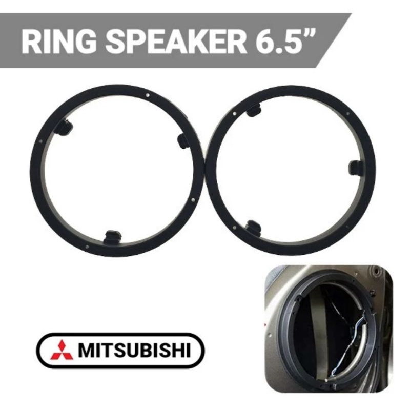 Ring Speaker Mitsubishi Ring Speaker Mat 6.5&quot; Dudukan Speaker Pintu Mobil Mitsubishi