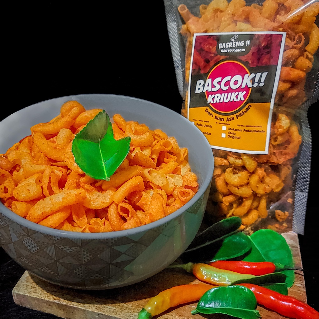 

Makaroni bantet pedas manis asli kriukk | 100 gram 150 gram