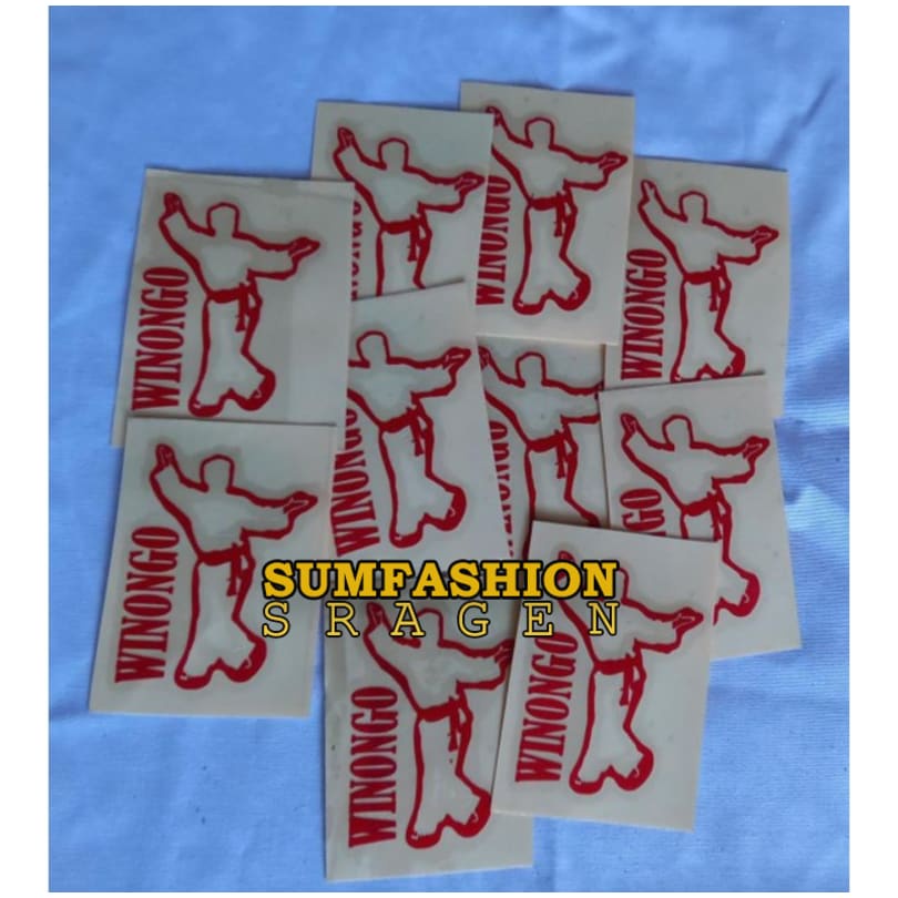 Stiker Tulisan PSHW - Sticker Pencak Silat PSHW