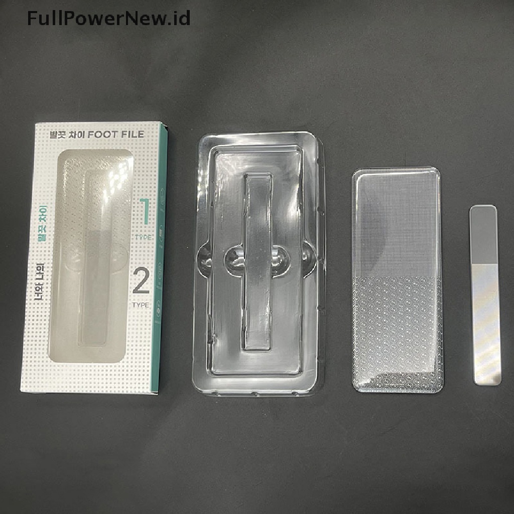 Power 2PCS Nano Glass Foot Rasp Heel File Kulit Mati Keras Penghilang Kalus Pedicure Kuku ID