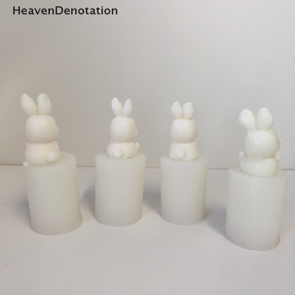 [HeavenDenotation] Easter Cute Rabbit Silicone Mold DIY Cetakan Kue Coklat Dekorasi Kue HDV