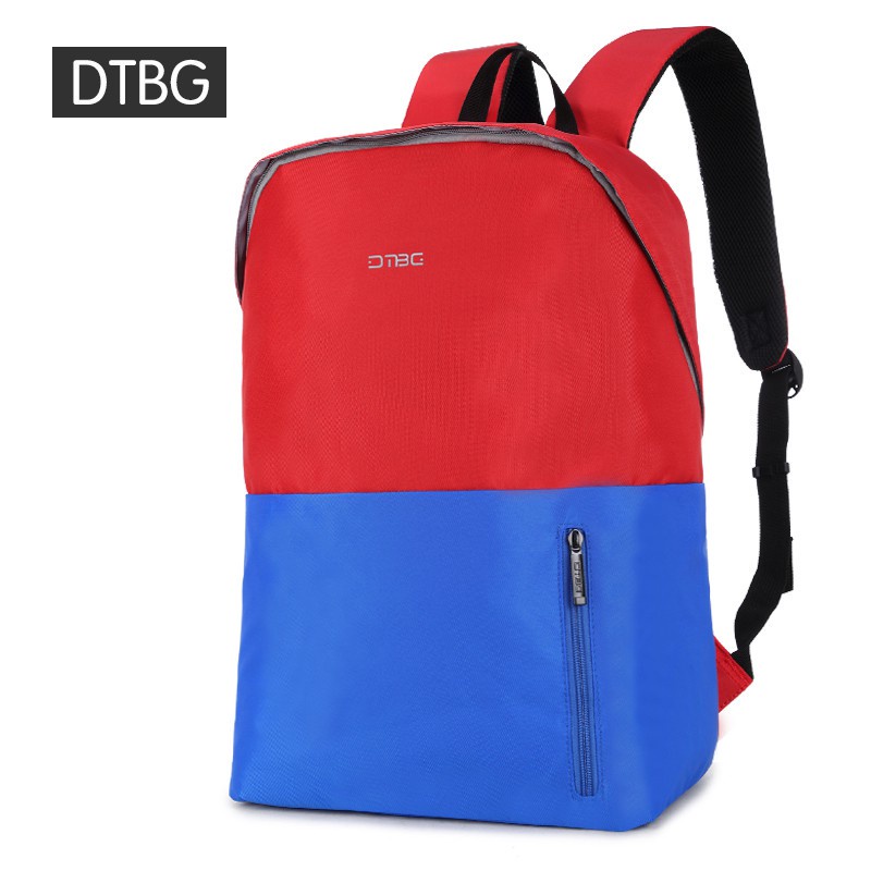 Original Digital Bodyguard DTBG Business Travel Backpack Laptop Bag D8140W 15.6 Inch Blue Red