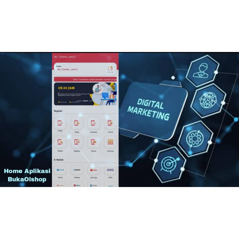 HTML Home BukaOlshop (H.Merah)