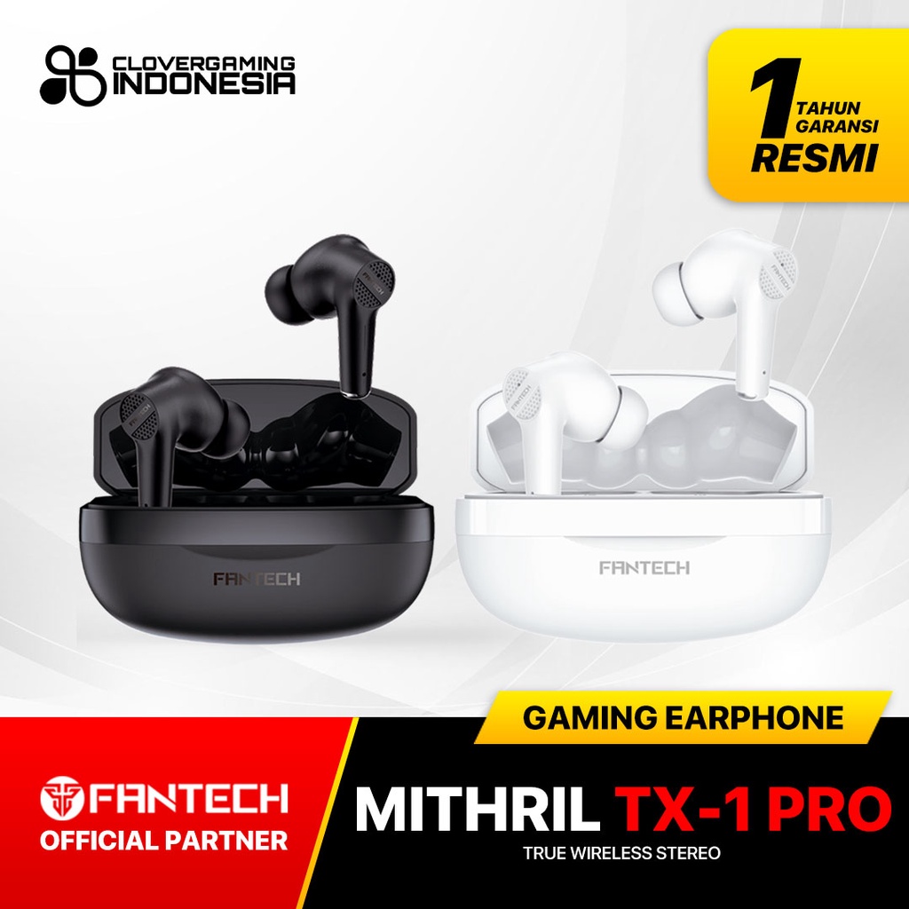 Fantech MITHRIL TX-1 PRO TWS Wireless Gaming Earphone Bluetooth TX1 TX 1