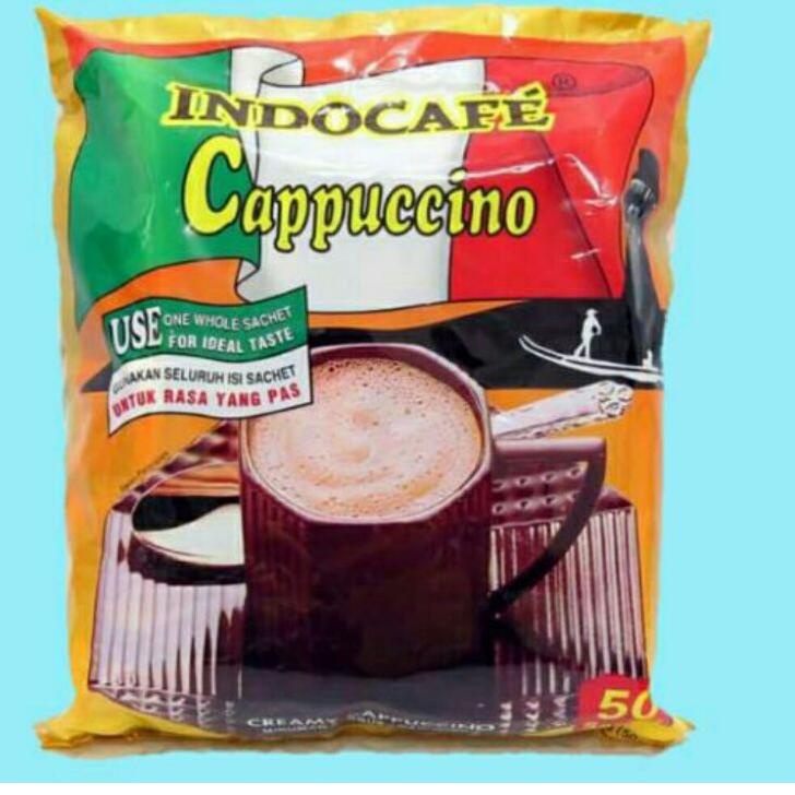 

♥ Indocafe Cappucino Bag 50bks Cappuccino ✈