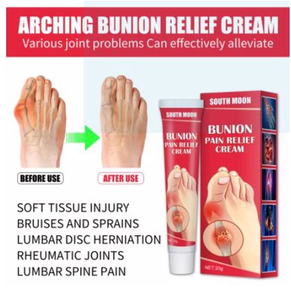BPOM Bunion Pain Relief Cream Pereda Nyeri Bunion Mengurangi Peradangan Untuk Sendi Pada Kaki Origin
