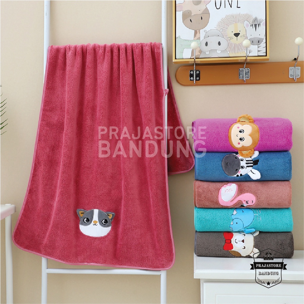 Handuk mandi kumakids anak 60x120cm daya serap tinggi dan lembut