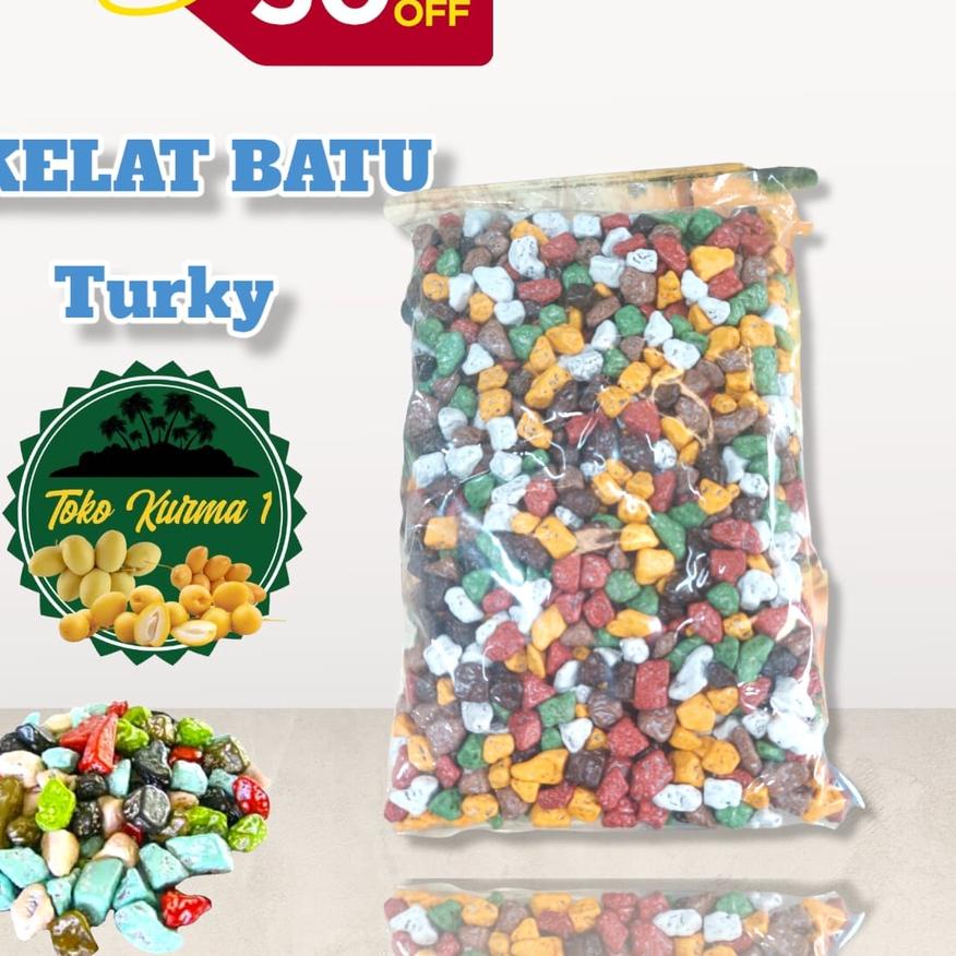 

◌ Coklat/coklelat batu krikil saudi/turky 1kg ♕