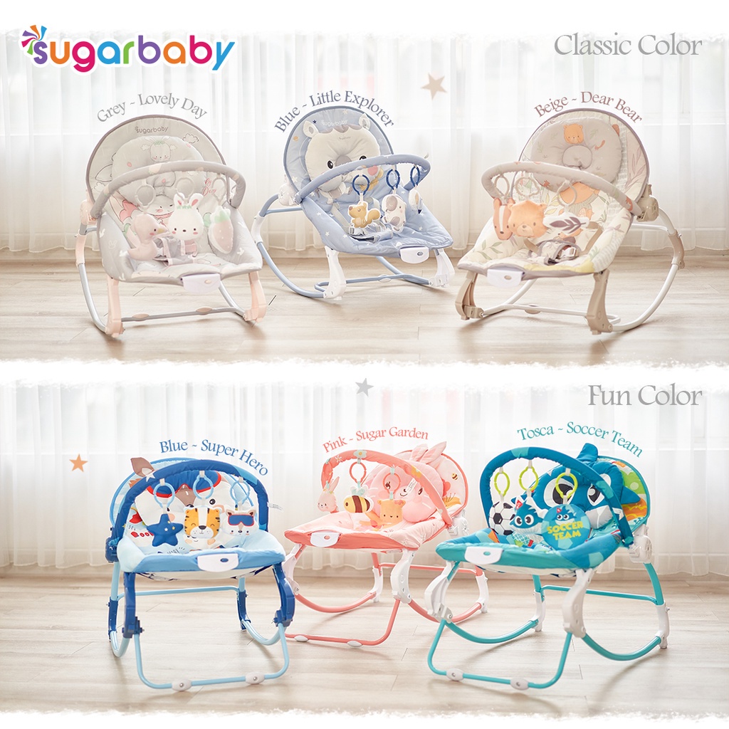 Sugarbaby 10in1 Premium Rocker/Ayunan Bayi/Bouncer Bayi/Kursi Goyang Manual Bayi Bouncer rocking 10in1 bayi SUGAR BABY sugarbaby Bouncher Rocking 10 in 1 Sugar Baby Rocker Premium bouncer bayi/ayunan bayi/tempat tidur b