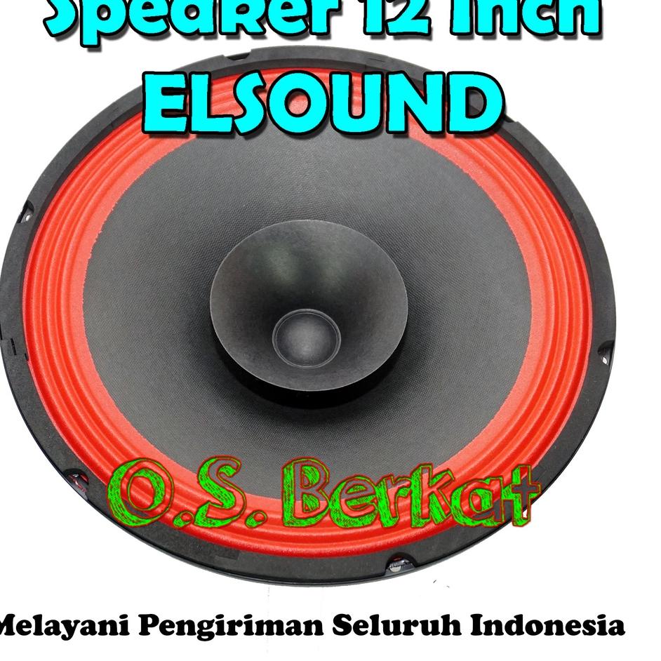 ➽ Woofer Fullrange 12" / Speaker Bass 12 in / Woofer Elsound 12 Inch / Woofer Speaker Full range ★