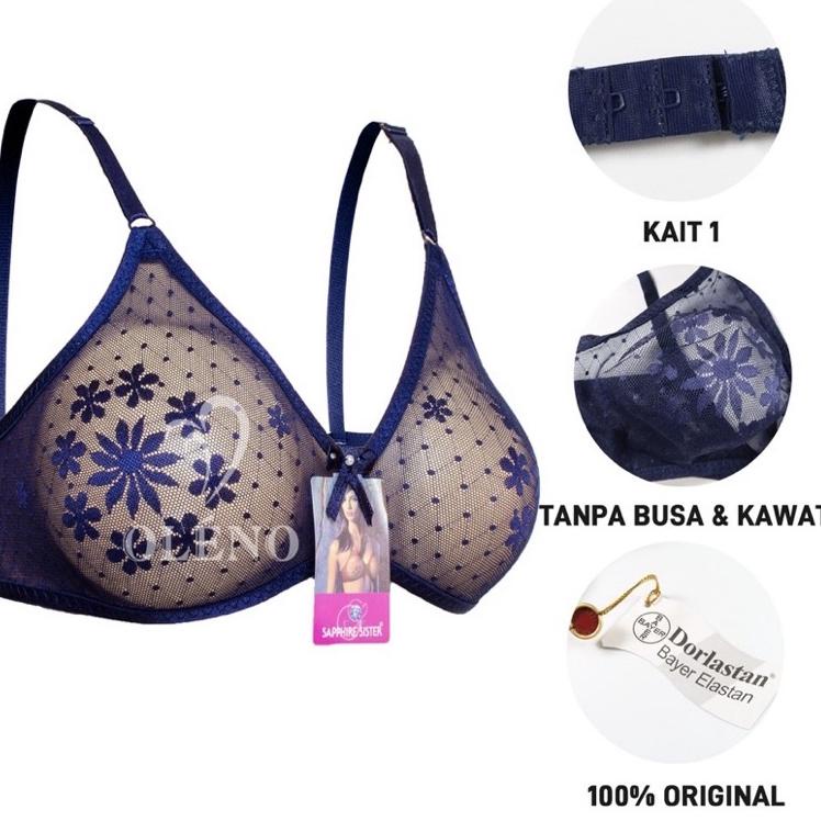 ◊ Bh sister balon bh balon original transparan kait 1 bahan halus asli 100% ✸