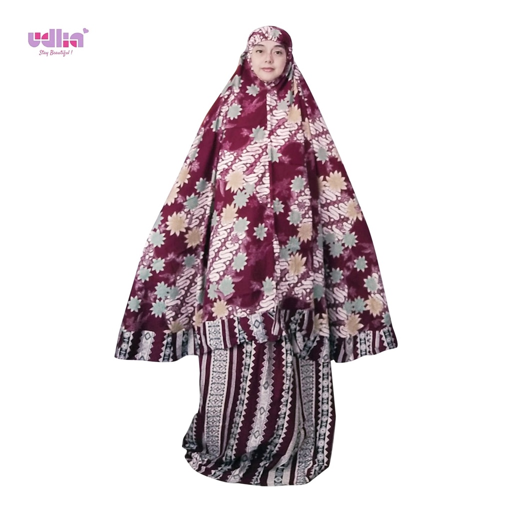 Udlia Mukena Batik Sultan Kamboja Jumbo