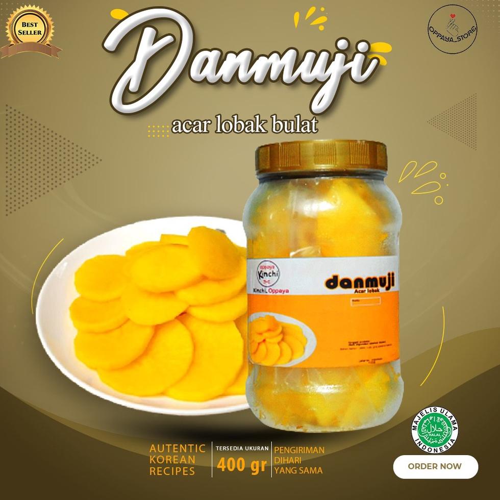 

GROSIR Danmuji Acar Lobak Bulet 400Gr Homemade 