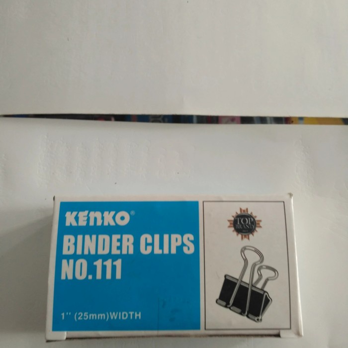 

Terlaris Kenko Binder Clip No 111 - Gross Isi 12 Doz.