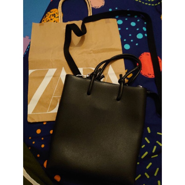 tas zara mini tote sling bag