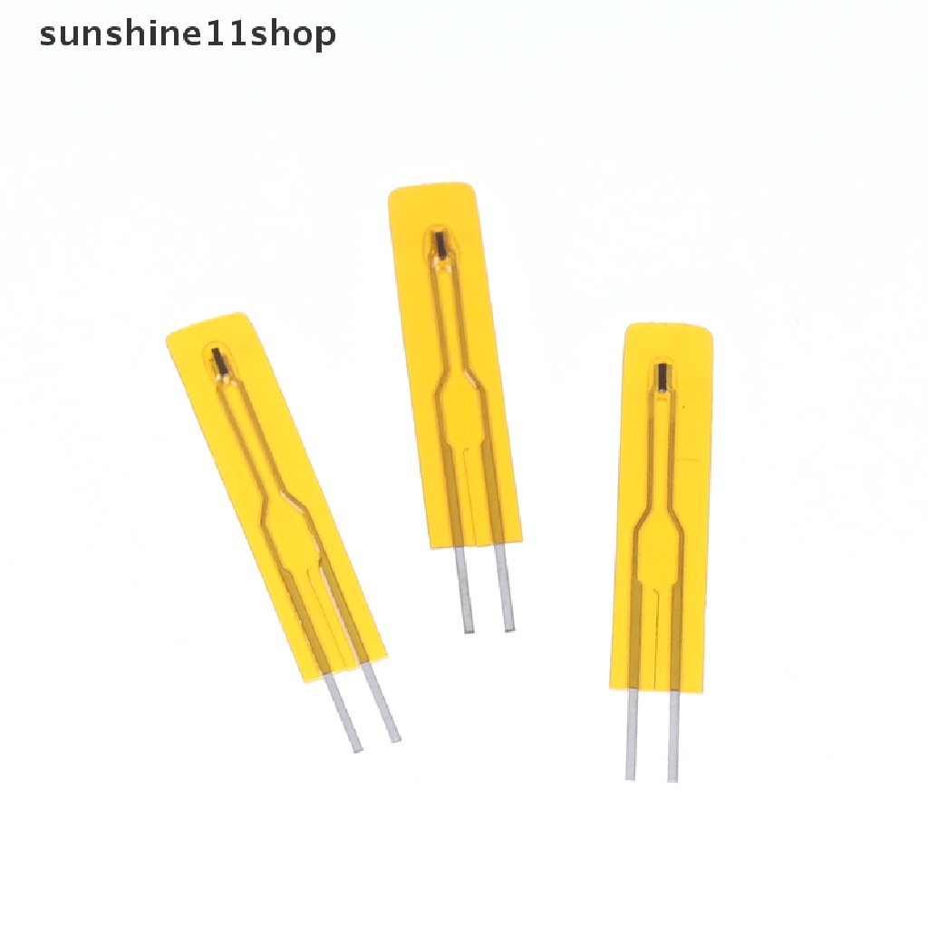 Sho 5pcs Termis Film Tipis NTC 2.5cm 338010k 50K 100K MF5B Smd1% Sensor Suhu N