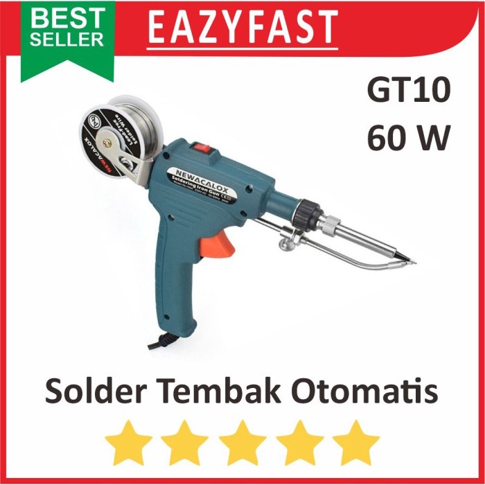 Solder Tembak Otomatis Timah Automatic Tin Gun 60W 60 Watt GT10 900M