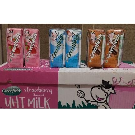 

(♥C6369] Susu Greenfields UHT 125 ml isi 40 pcs | Bisa MIX 2 Rasa