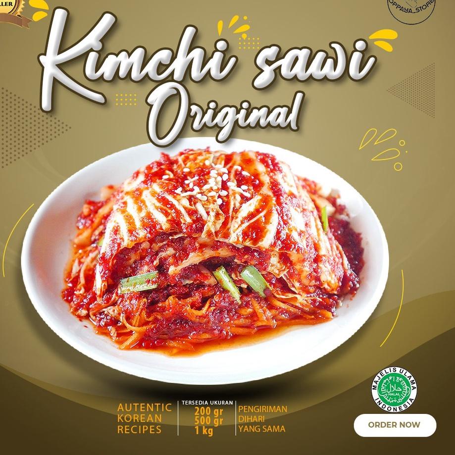 

► Kimchi Korea Sawi 1 Kg Original Fresh ✾