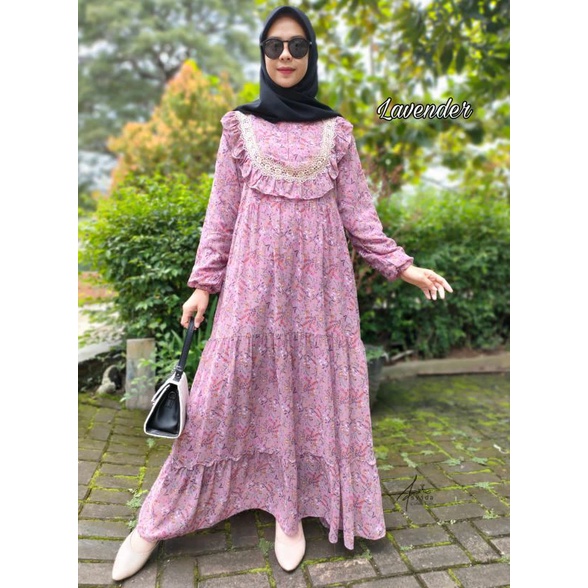 Gamis Ceruty / Gamis Babydoll Ceruty / Gamis Renda Ceruty / Gamis Renda Babydoll