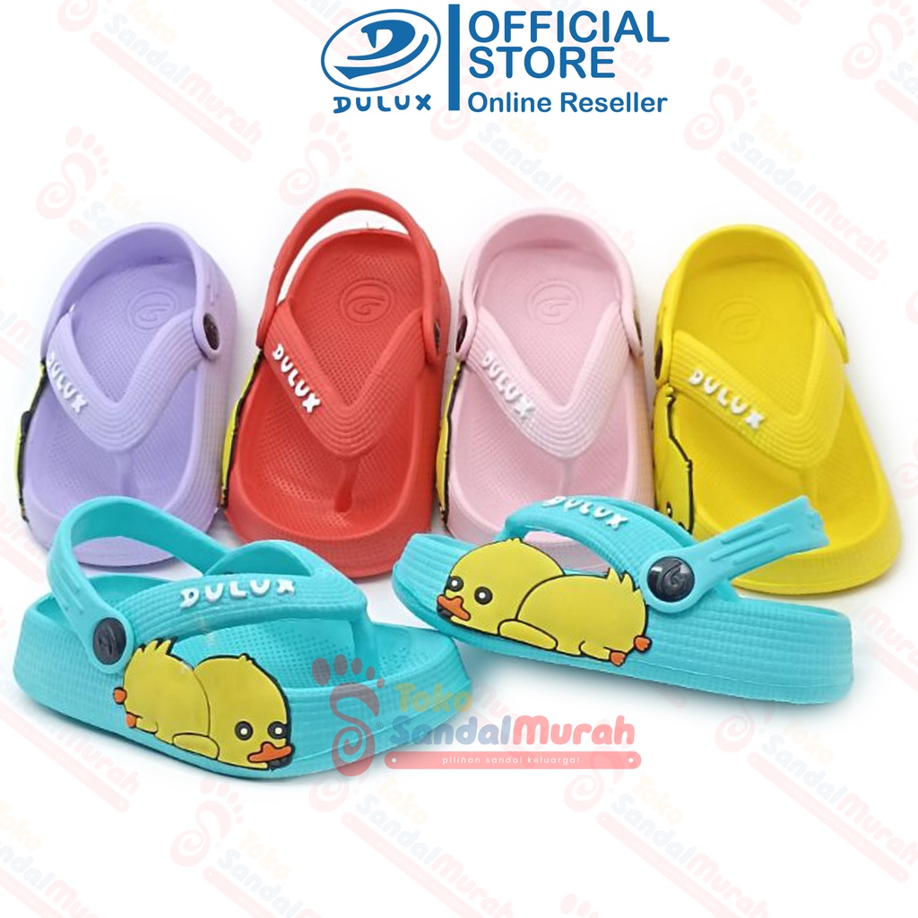 Toko Sendal Murah - Sandal Jepit Anak Tali Belakang Uk 20-25/ Sandal Anak Jepit Karakter Lucu / Sandal Jepit Karet Ringan / Sandal Anak Motif Bebek / Sandal Anak Lucu / Sandal Jepit Anak Kekinian / [Toko Sendal Murah Kids M 510 E ]