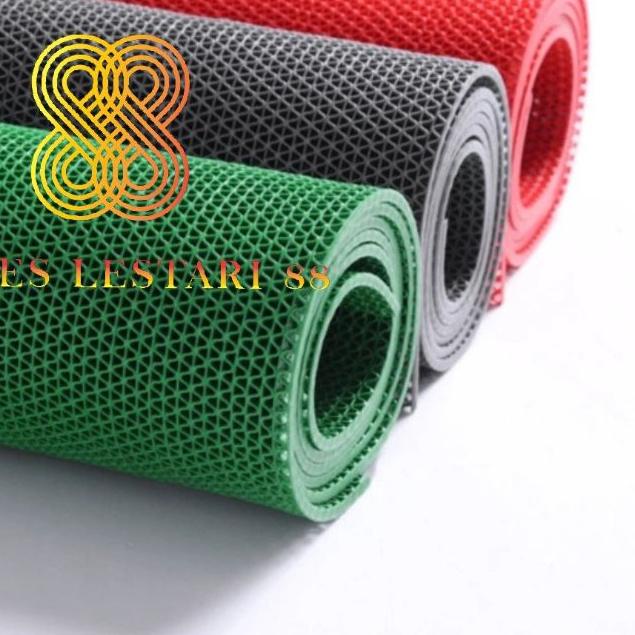 ℗ Keset Karpet Anti Slip Kamar Mandi Keset Wudhu Masjid  - Jaring Meteran ➽