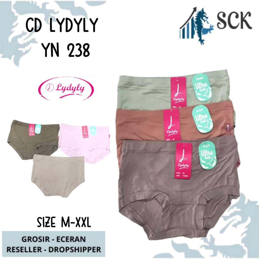 CD Wanita LYDYLY YN 238 Bahan Katun / Celana Dalam Halus / Pakaian Dalam Wanita - sckmenwear