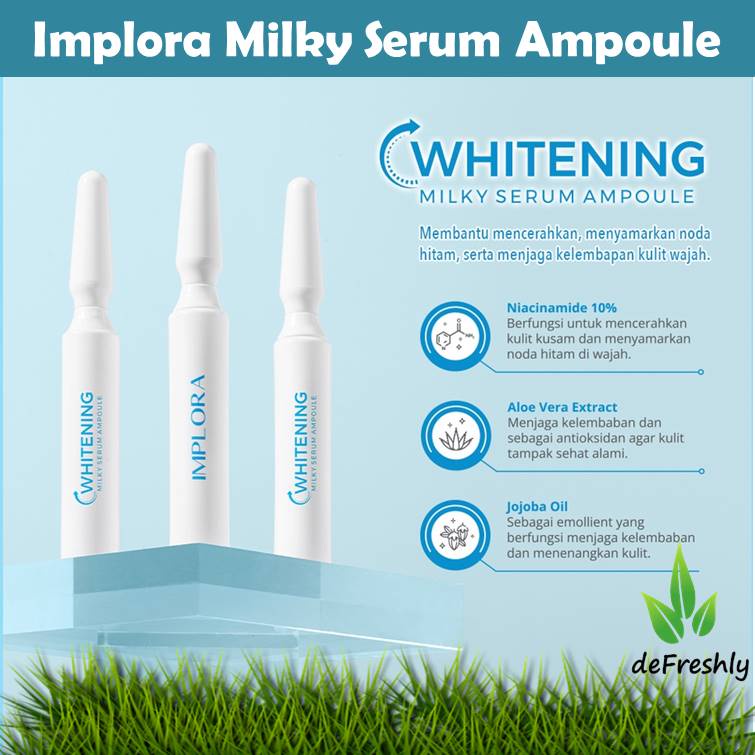 Implora Whitening Milky Serum Ampoule 5ml - Serum Wajah Implora