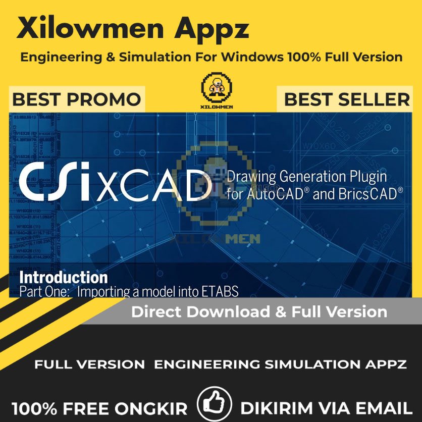 [Full Version] CSI CSiXCAD Pro Engineering Software Lifetime Win OS