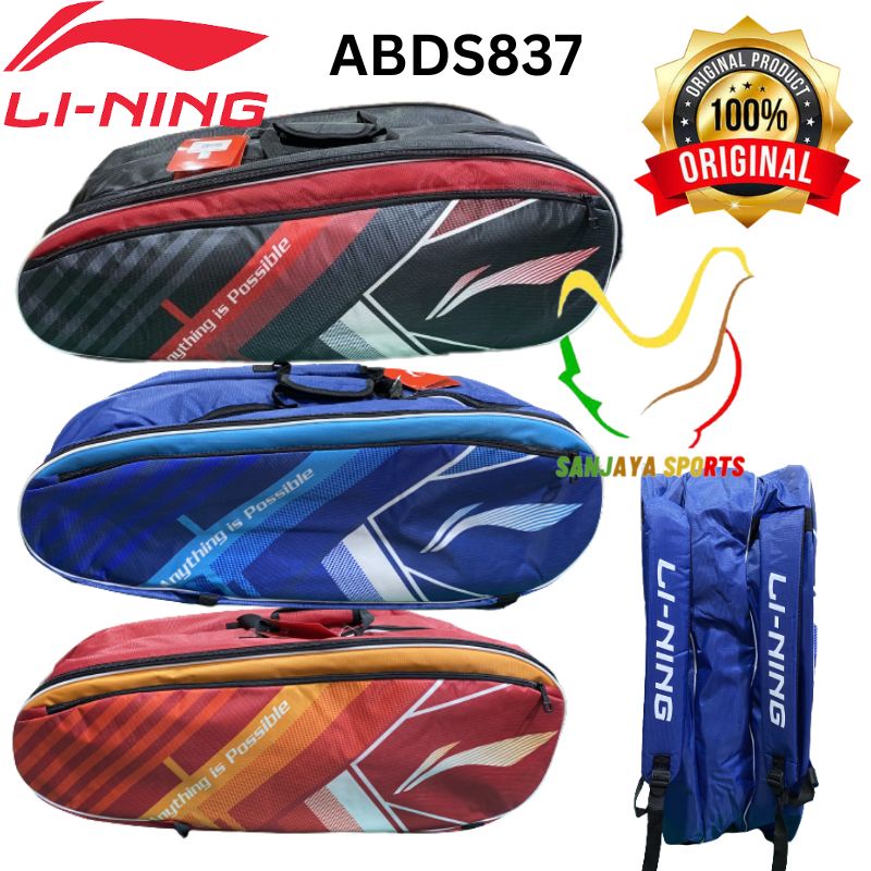 TAS LINING BADMINTON BULUTANGKIS LINING ABDS837 ABDS 837 ORIGINAL