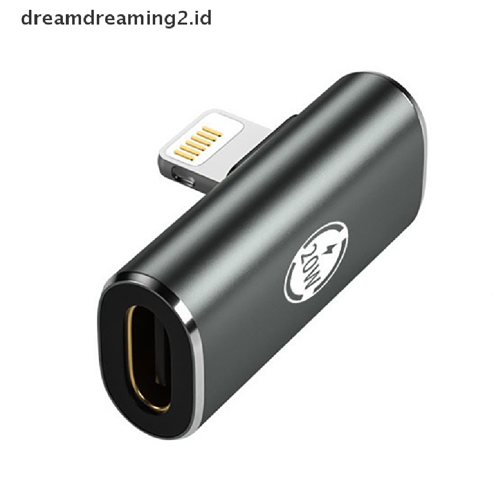 IPHONE (dream) Adaptor Multi Fungsi Tipe-C Female To Lightning Male 20W Pengisian Cepat Adaptor Ponsel Ios Adapter Fast Charging Transfer Data Extension Converter Untuk Iphone11Ipho