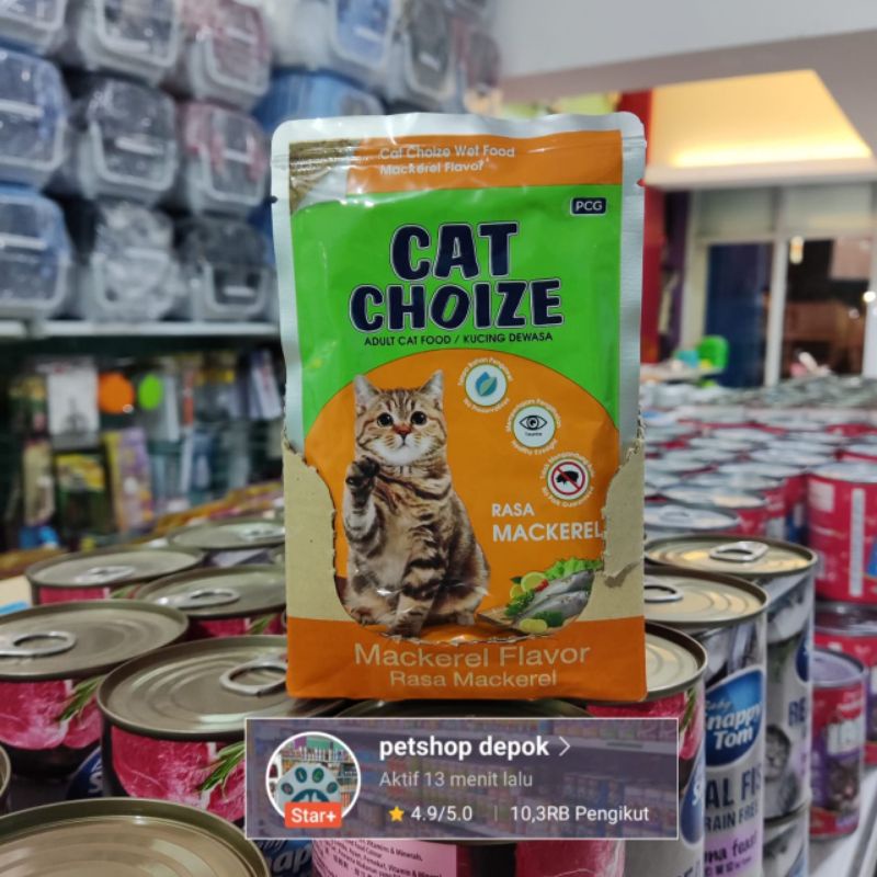 Cat choize pouch/makanan basah merk cat choize