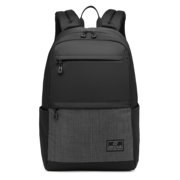 Navy Club HEF Tas Ransel Kasual Unisex Anti Air 31x15x46cm Muat Laptop 14 Inch