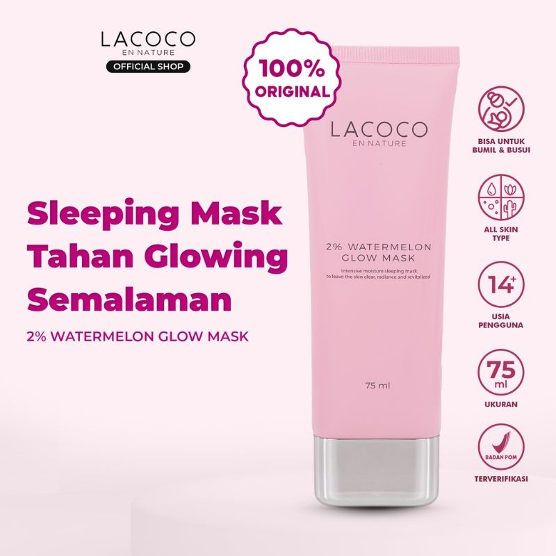 LACOCO 2℅ WATERMELON GLOW MASK