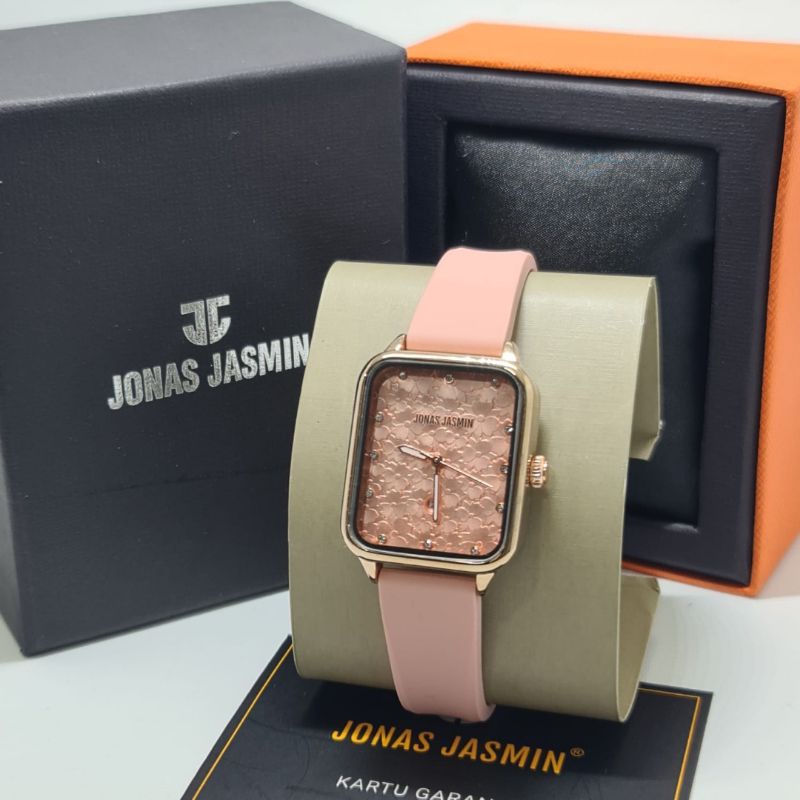 Jam Tangan Fashion Wanita Analog Jonas Jasmin 2238 Rubber Original