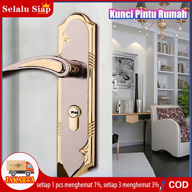 Aluminum Alloy Bedroom Universal Durable Rust Proof Hardware Mortise Lever Latch Door Lock Set