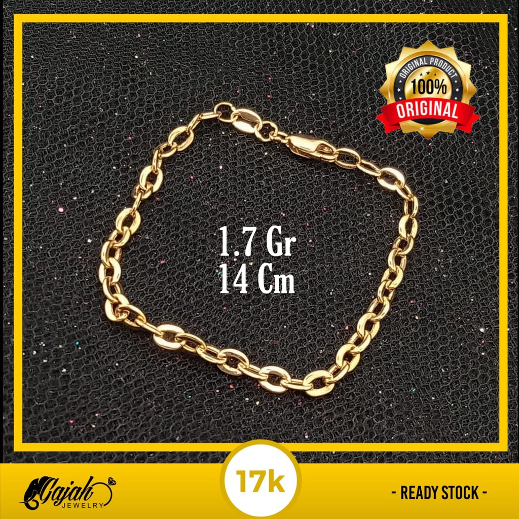 Gelang anak emas 17k - 1.7 gr kadar 750 - 4121