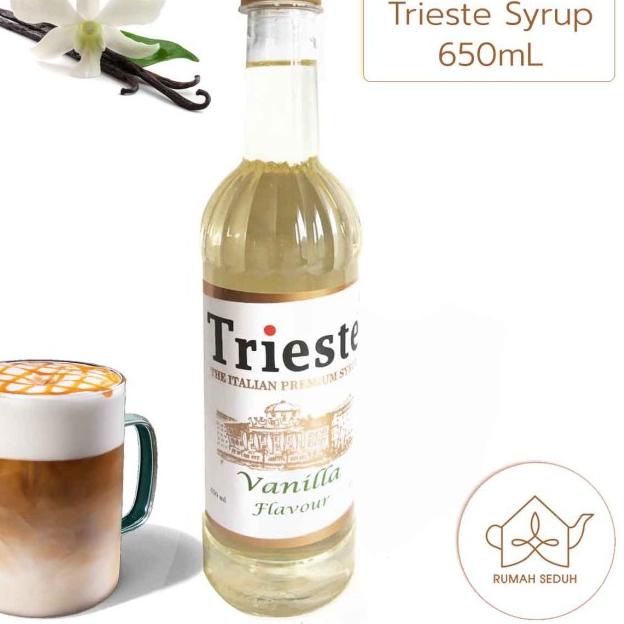 

♚ 650 mL Vanila Sirup Trieste - Vanilla Premium Syrup ✽