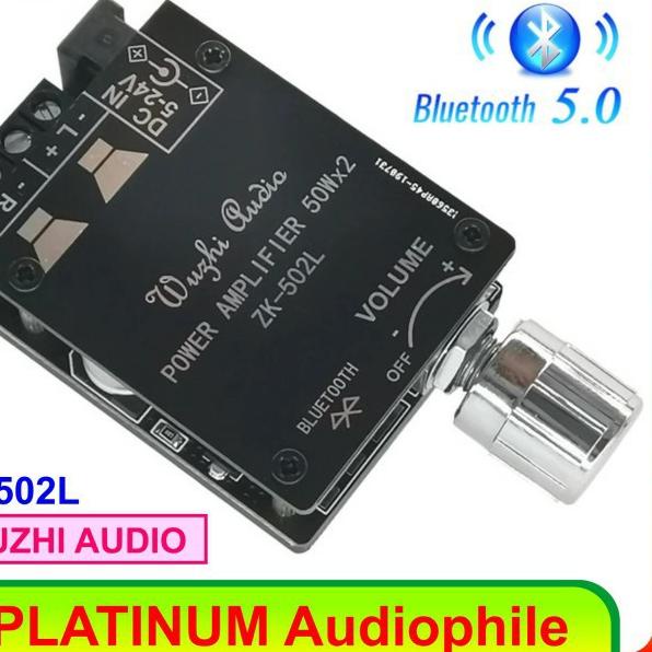 ℗ Bluetooth Amplifier Class D 2x50W ZK-502L MINI Amplifier ZK-502L ❂