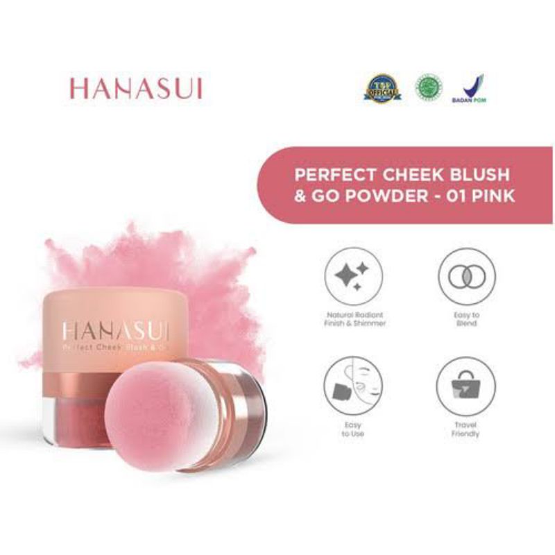 HANASUI PERFECT CHEEK BLUSH &amp; GO