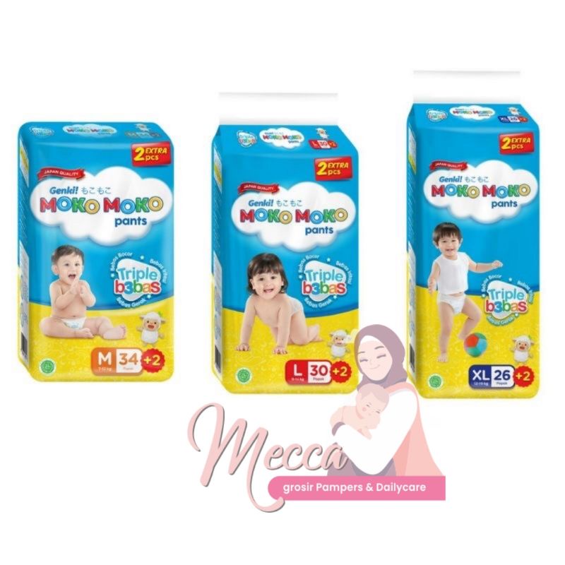 Genki mokomoko pants/moko-moko pants