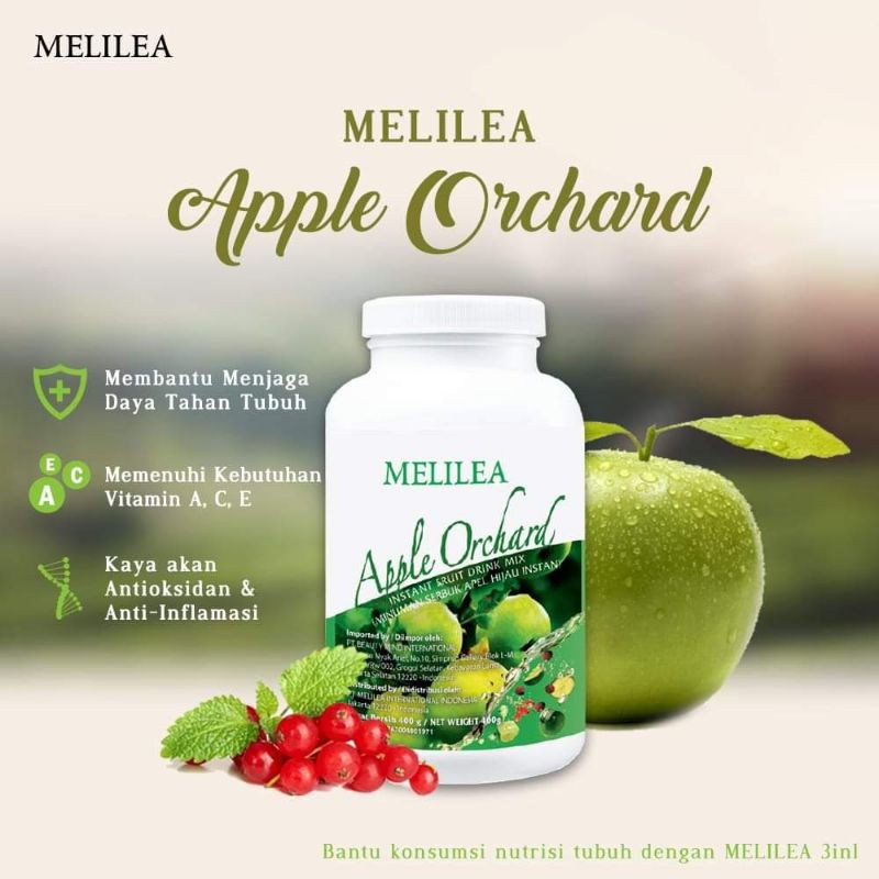 APEL MELILEA APPLE ORGANIK APPLE ORAGANIC ORCHARD | SUMBER SERAT UNTUK PROGRAM DIET