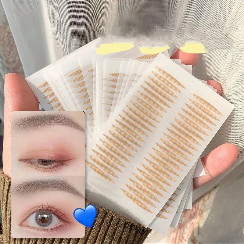 Ultra Invisible Lace Double Eyelid Tapes Stickers Breathable Lace Eyelid Tape Double Eyelid Tape Alat Makeup Tahan Lama Non-marking Complexion Stickers