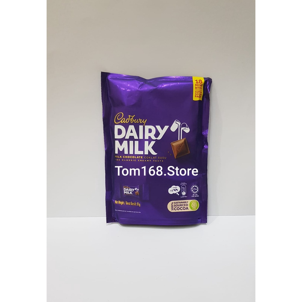 CADBURY DAIRY MILK 18 MINI BITES