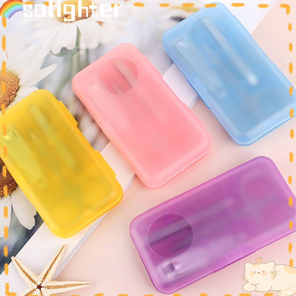 Solighter 4Pcs/Set Gunting Kuku Perawatan Jari Kecantikan Set Pedicure