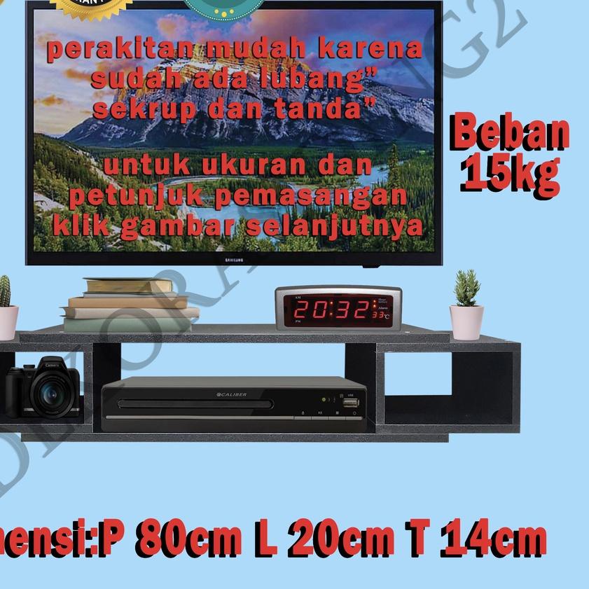 ➴ rak ambalan dinding minimalis - AD10 / rak tv gantung / ambalan tv gantung / rak minimalis / hiasa