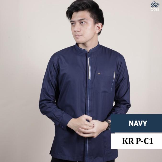 Qori Apparel Baju Koko Casual Khareef (Lengan Panjang)