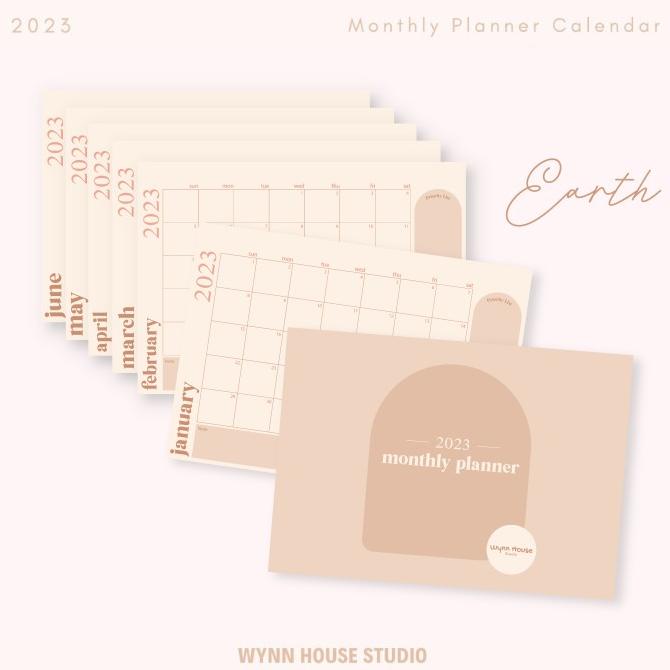 

Wynn House Studio 2023 Monthly Planner Calendar HOT SALE