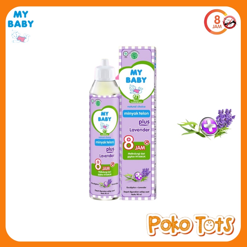 My Baby Minyak Telon Plus Lavender 60ml, 90ml dan 150ml Minyak Telon Bayi