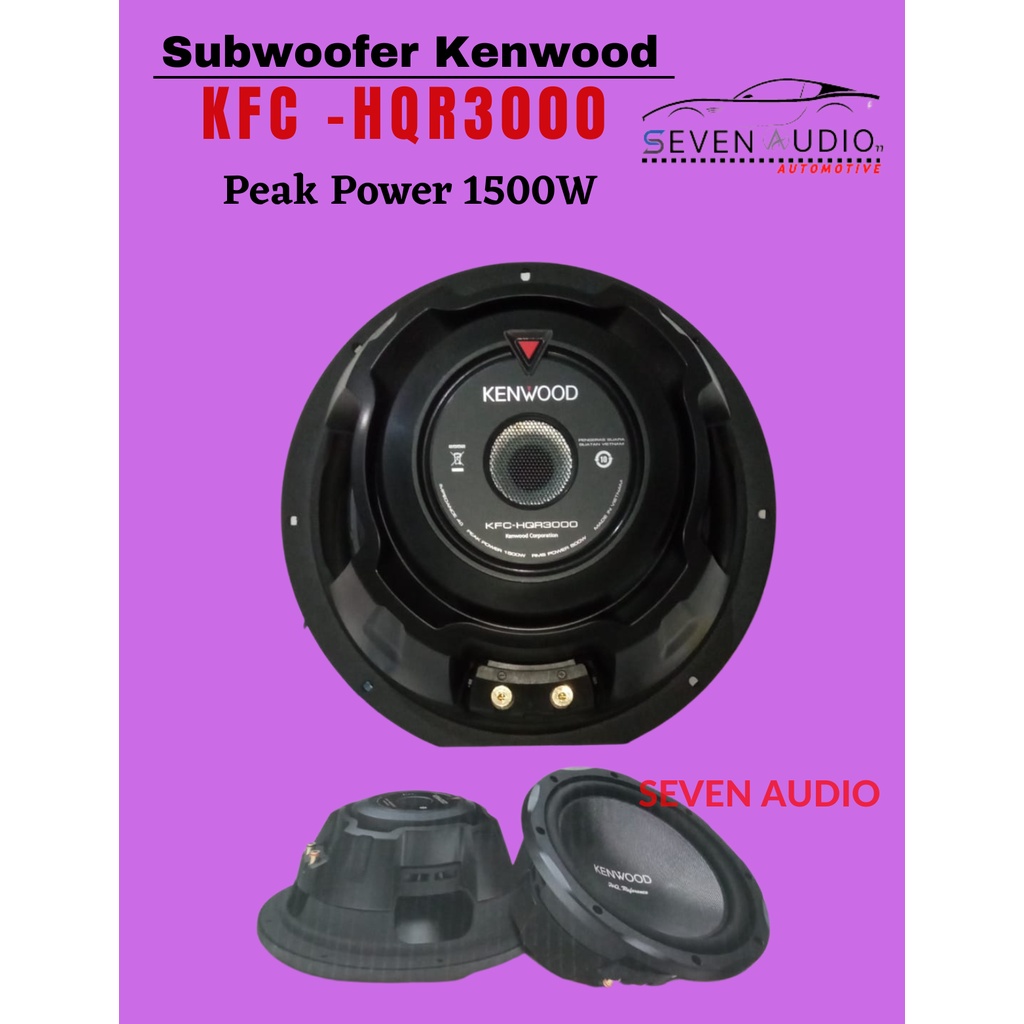Subwoofer Kenwood 12 inch KFC-HQR3000 HQ Reference Series - Kenwood 12 inch KFC-HQR3000